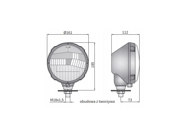 Screenshot 2024-06-09 at 09-42-49 REFLEKTOR URSUS H4 LEWY bez żarówki Ø161x112