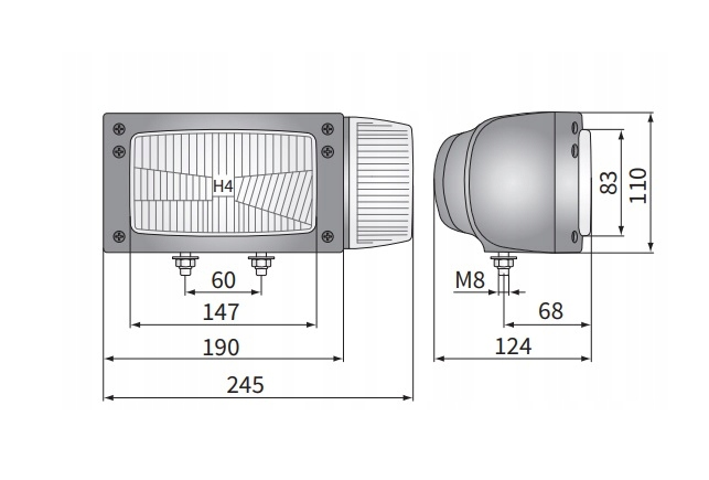 Screenshot 2024-06-09 at 10-35-59 Reflektor przedni H4 z złączem Deutsch DT LEWY