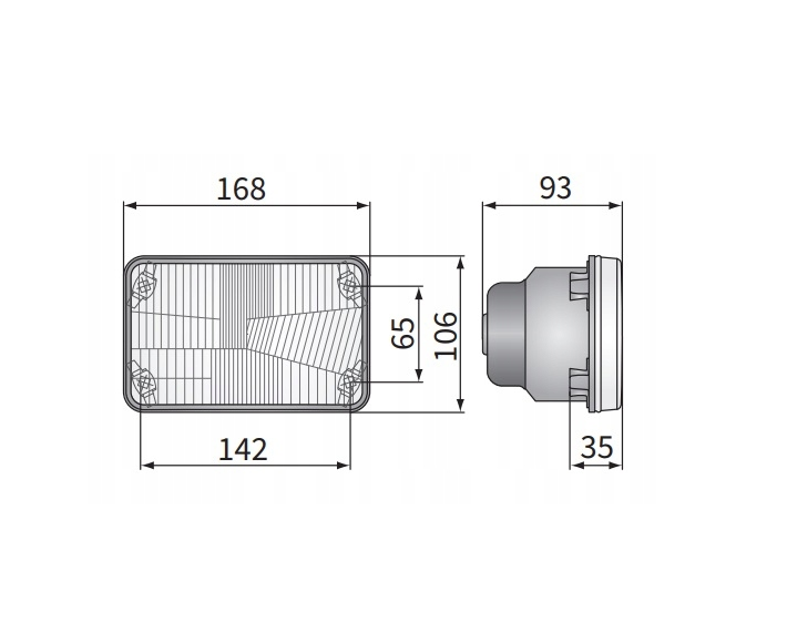 Screenshot 2024-06-19 at 18-58-49 REFLEKTOR DROGOWY H4 168x106 Deutz-Fahr Agrotron RE.27081.00 za 69 89 zł z Ropczyce - Allegro.pl - (13843123828)